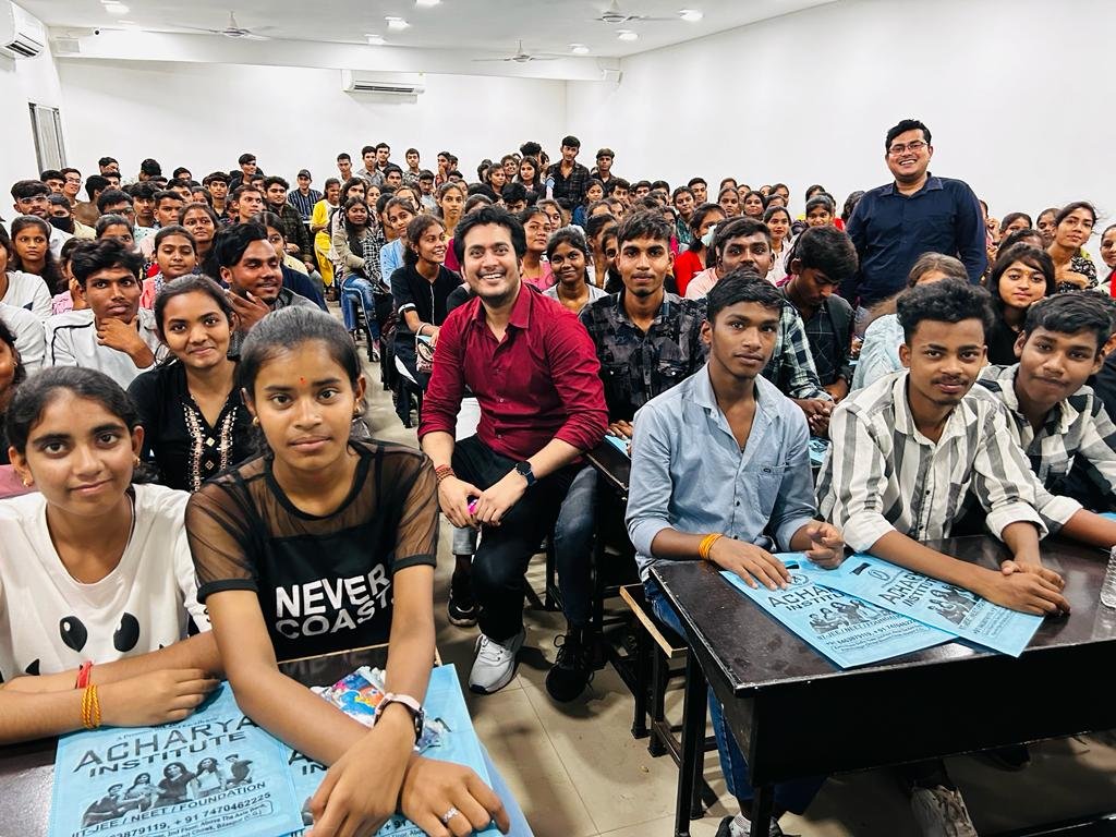 Aarambh scholarship test at Acharya Institute — 2