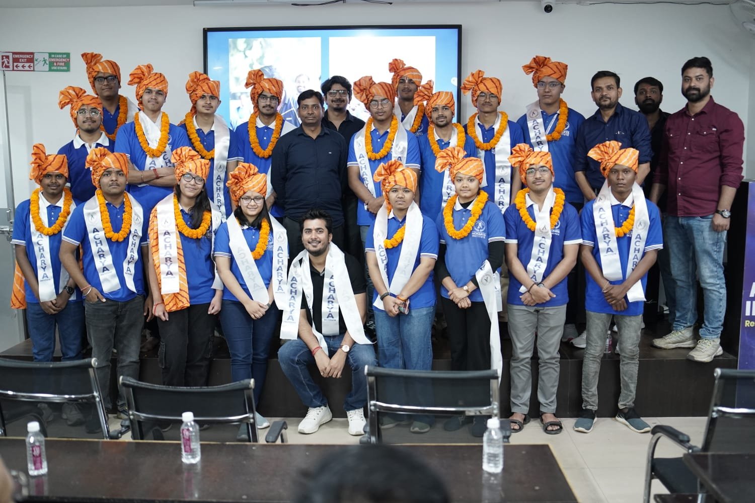 Acharya Institute JEE Mains 2026 toppers felicitation